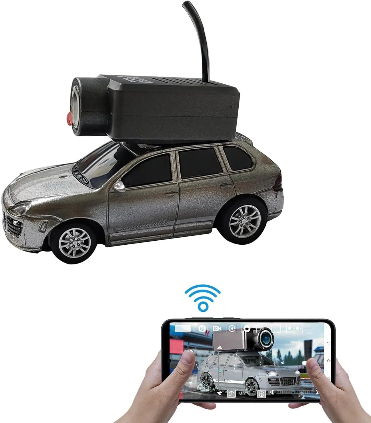 XK6401 1:64 Scale Mini Drift RC Car, FPV RC Car with 720P HD Camera, 2.4GHz WiFi App Control with Gyro, Mini Racing Cars for Adults