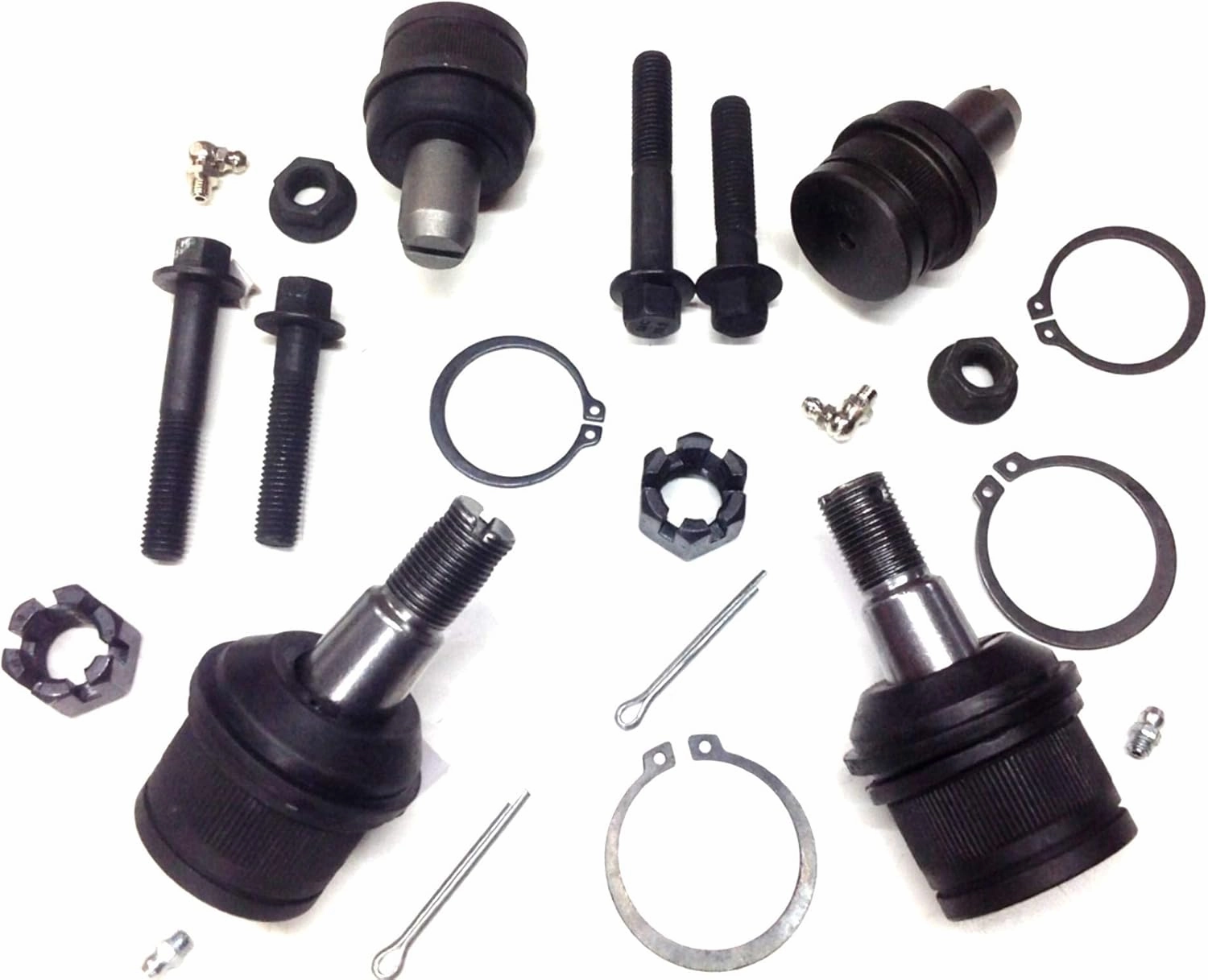 XRF Lifetime Upper & Lower Ball Joint Kit for 1999-2014 2WD Ford F250 F350 Super Duty