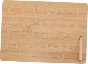 YARNOW Calligraphy Board Letter Board Trays Homeschool Preschool Pencils Scribble Write and Read Dry Erase Board Khaki