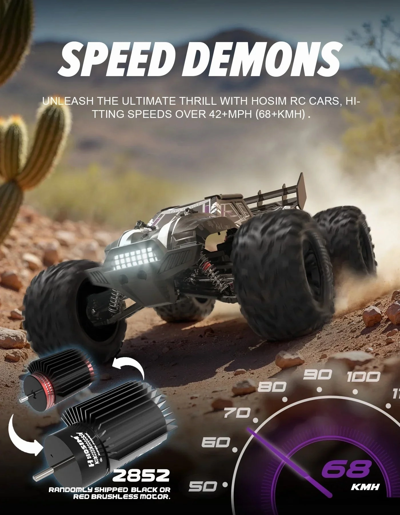 ZAVOR X15W 1:10 High-Speed Brushless RC Truck - Pro Off-Road Racing Car